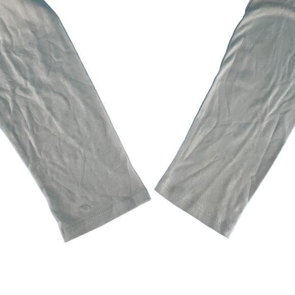 Dots Gold Butterfly Beige Long Sleeve Crew Neck 95% Cotton Plus Size 1X Beige - Picture 7 of 14